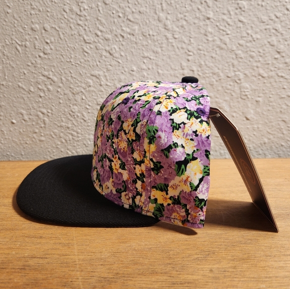 Floral Crown Snapback Hat Blank - Picture 2 of 4